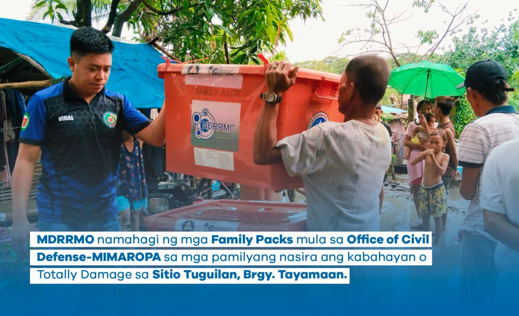 Family packs para sa mga pamilyang binaha.
